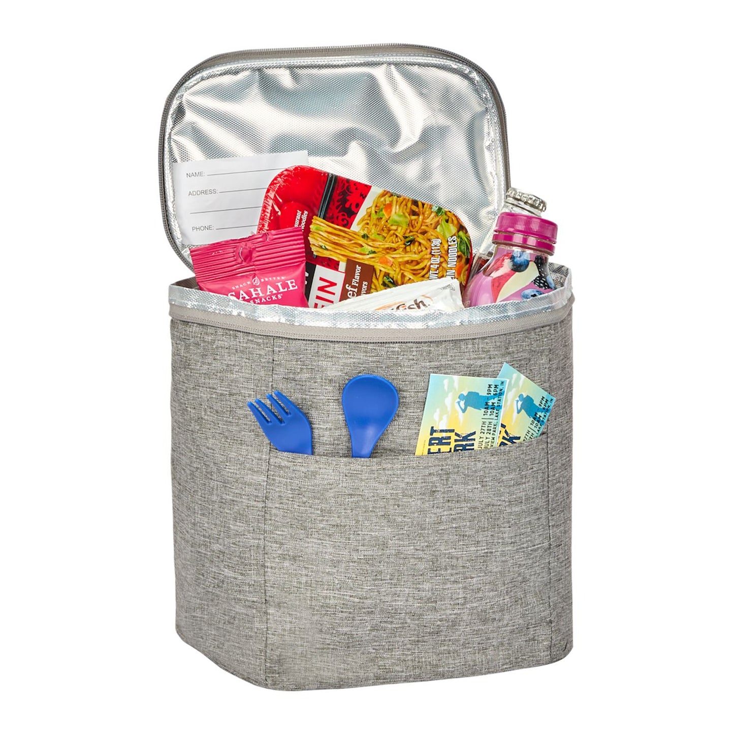 Double Lined 9 Can Cooler - Graphite