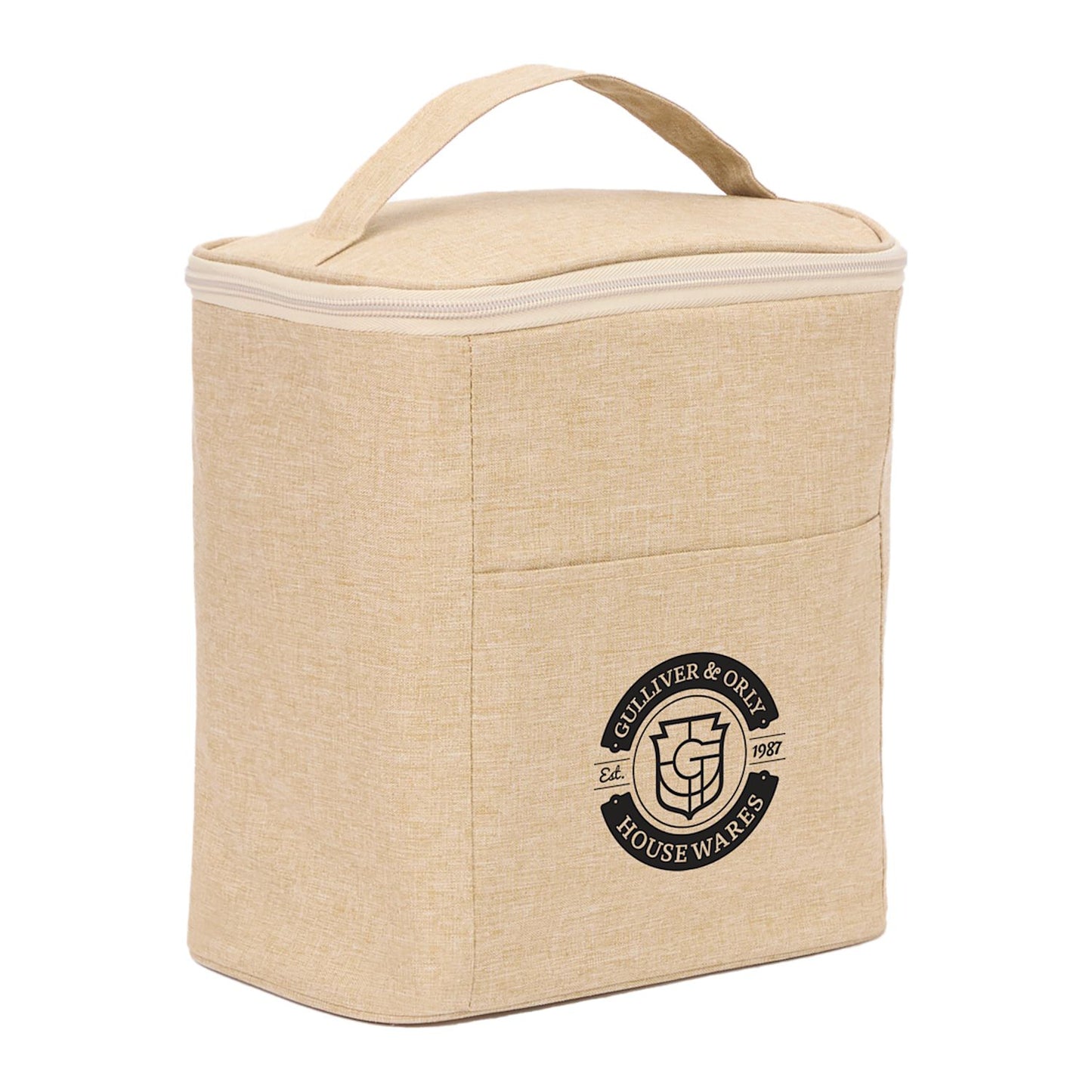 Double Lined 9 Can Cooler - Natural