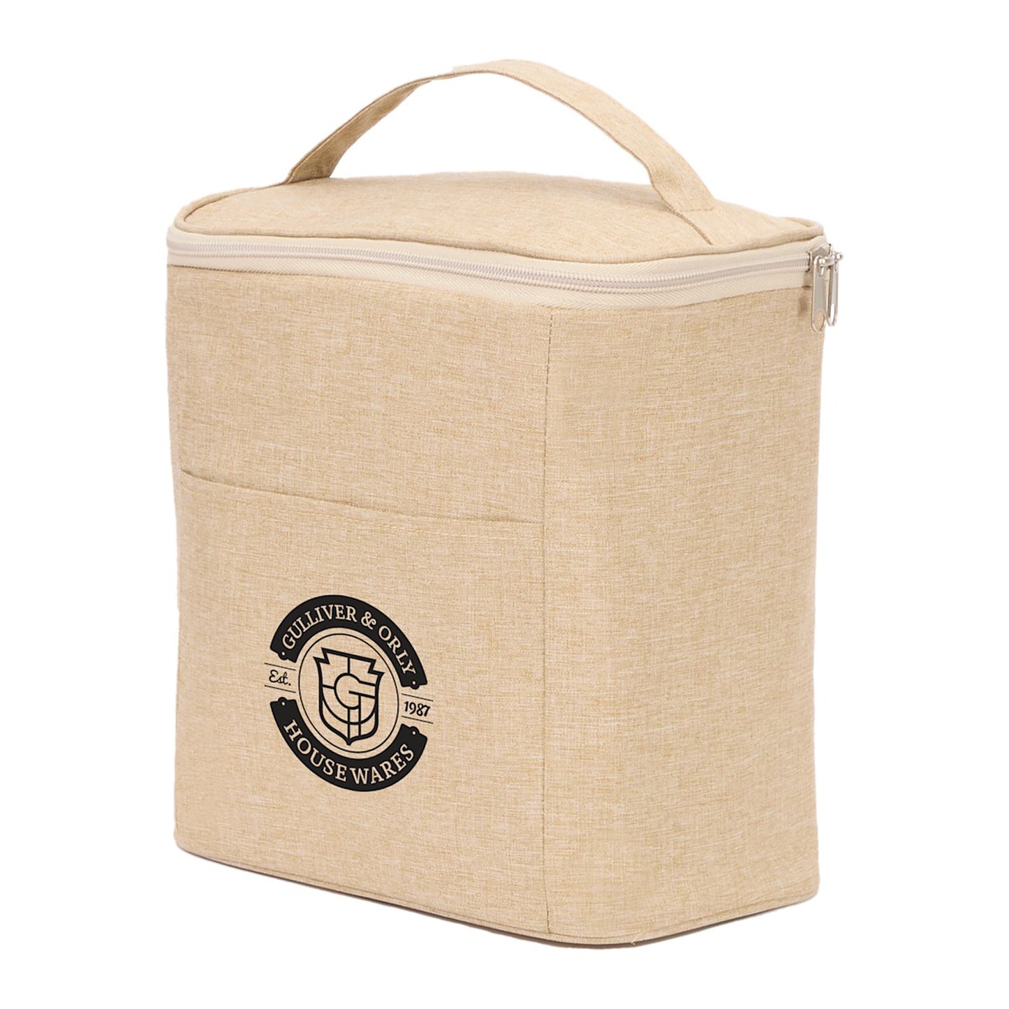 Double Lined 9 Can Cooler - Natural