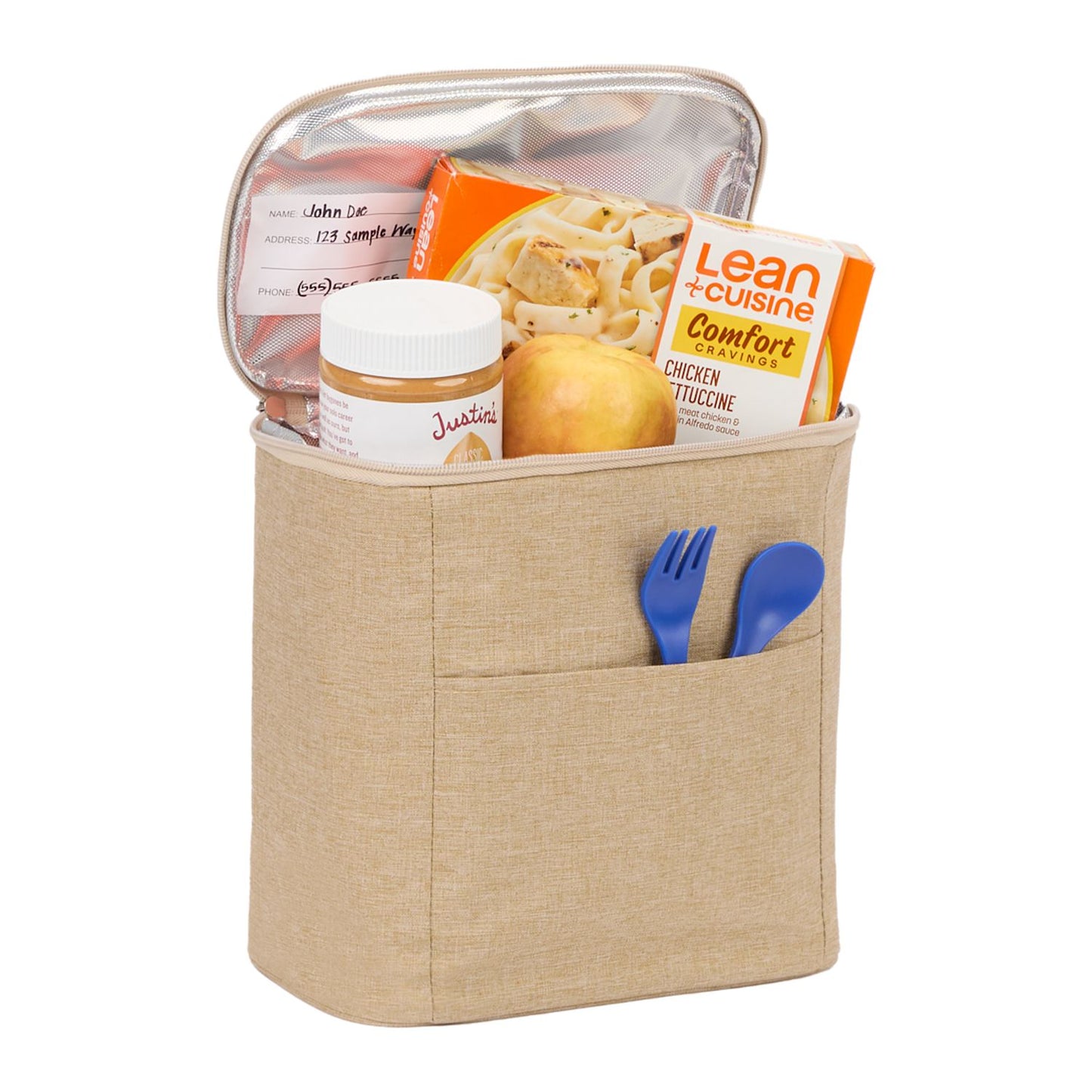 Double Lined 9 Can Cooler - Natural