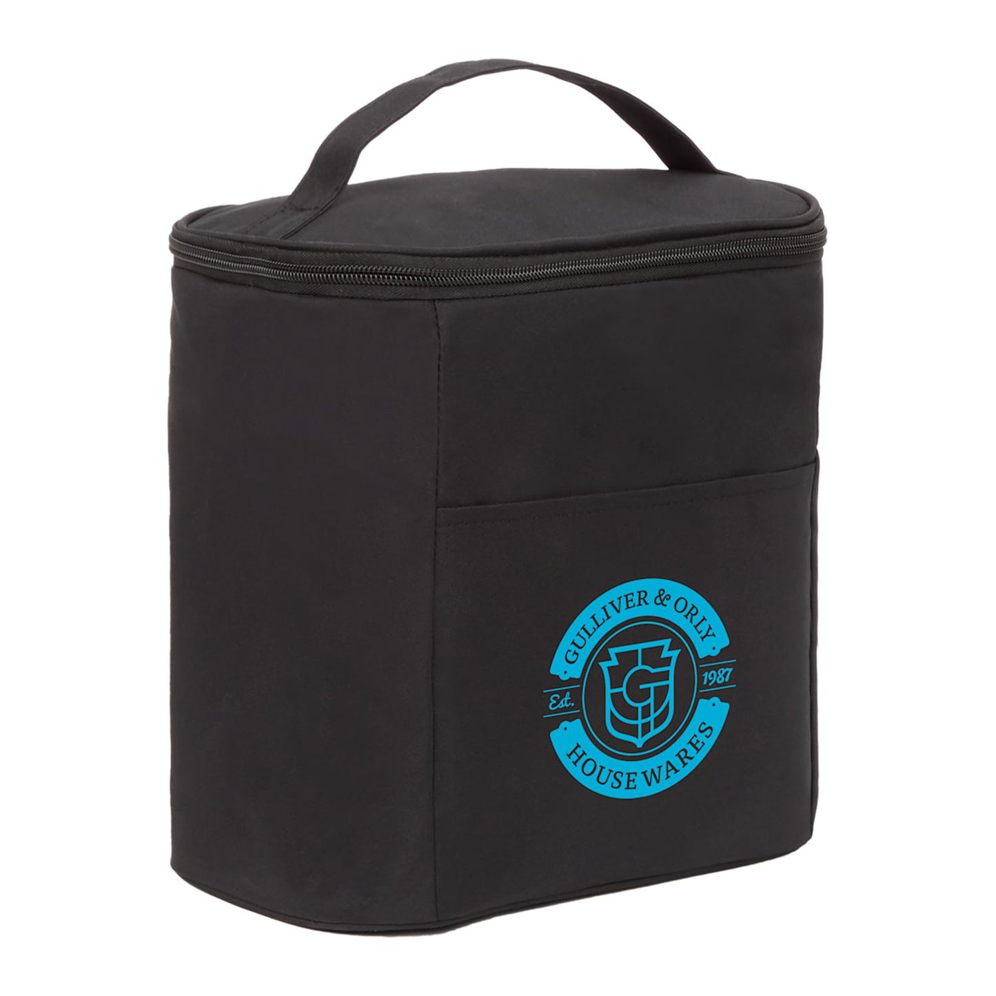 Double Lined 9 Can Cooler - Black