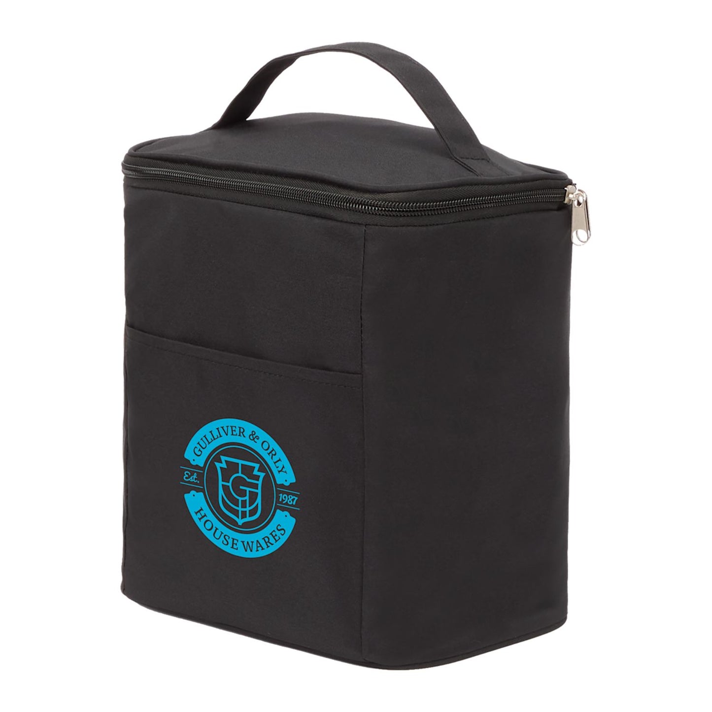 Double Lined 9 Can Cooler - Black