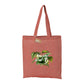 Eco-Friendly 5oz Recycled Cotton Twill Tote Bag - Red