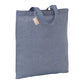 Eco-Friendly 5oz Recycled Cotton Twill Tote Bag - Blue