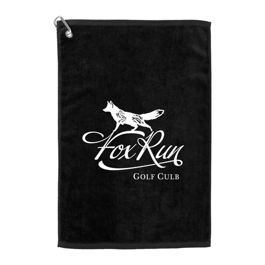 16" x 25" Terry Golf Towel - Black