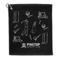15" x 18" Terry Golf Towel - Black