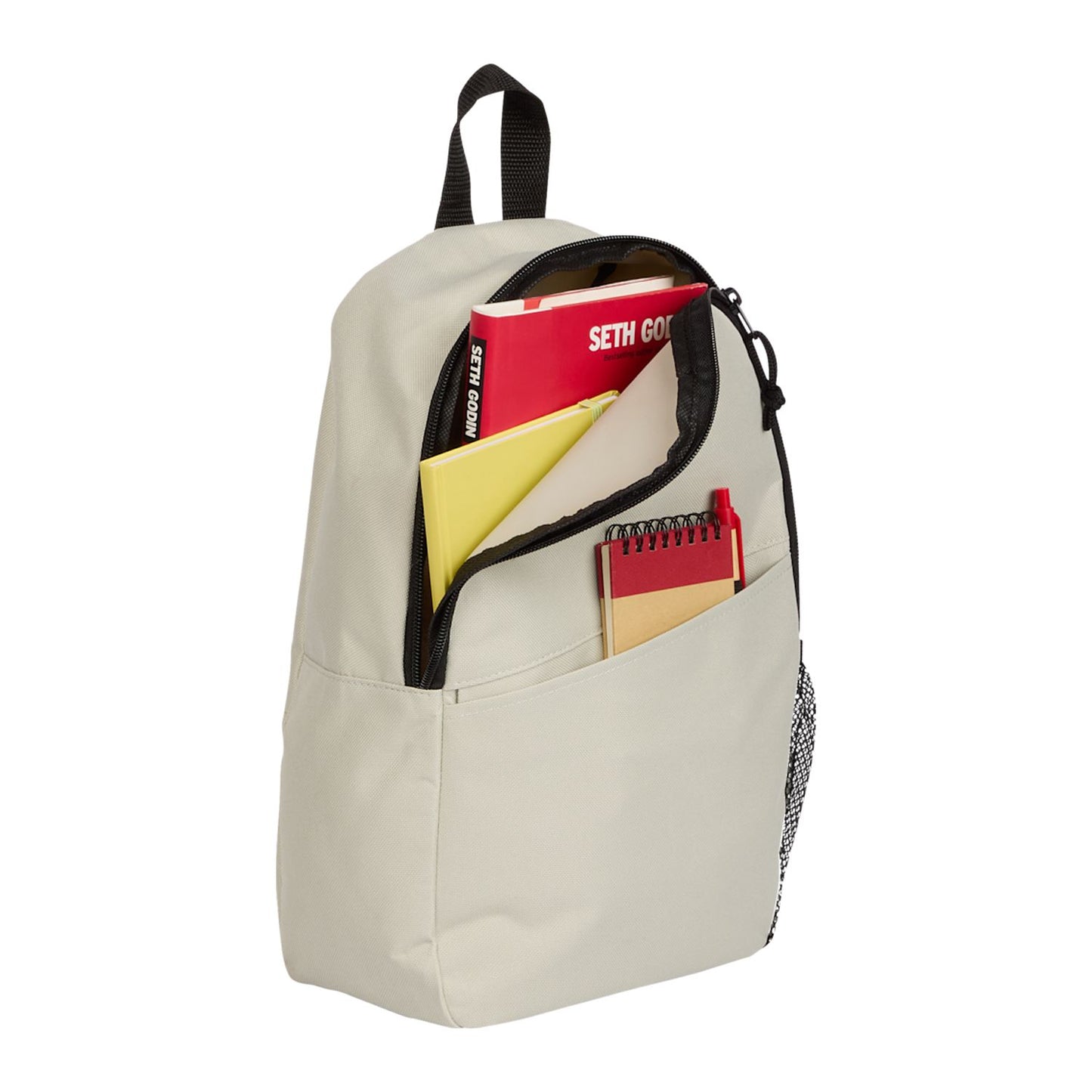 Barton Recycled Sling Backpack - Cream