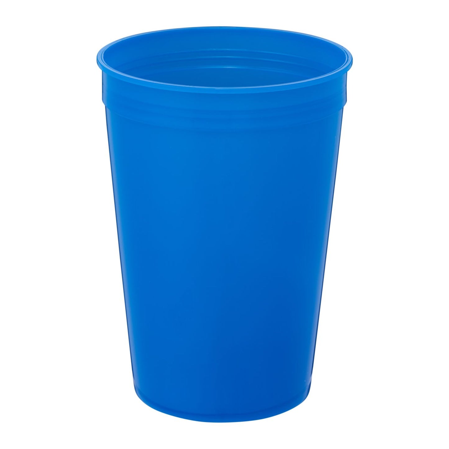 Solid 16oz Recycled Stadium Cup - Translucent Blue