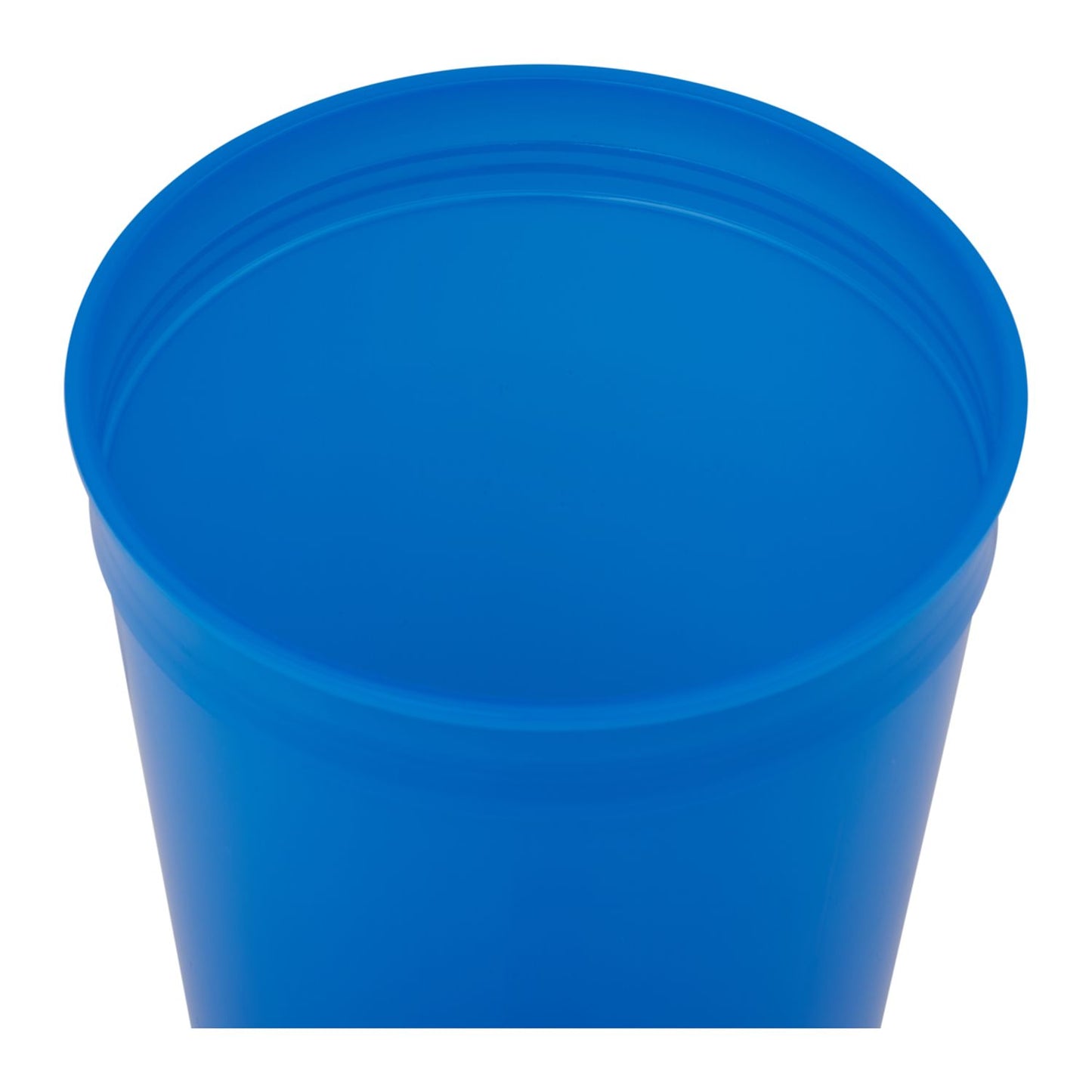 Solid 16oz Recycled Stadium Cup - Translucent Blue