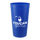 Solid 32oz Recycled Stadium Cup - Blue
