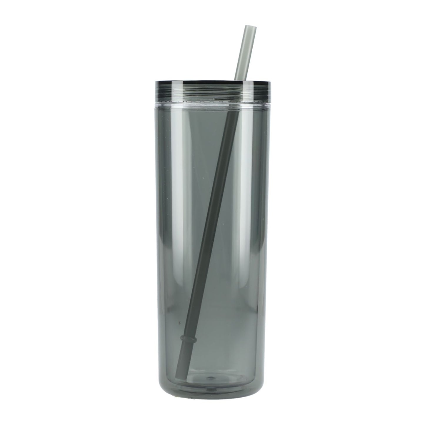 Chroma Recycled Acrylic Skinny Tumbler 16oz - Black