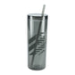 Chroma Recycled Acrylic Skinny Tumbler 16oz - Black