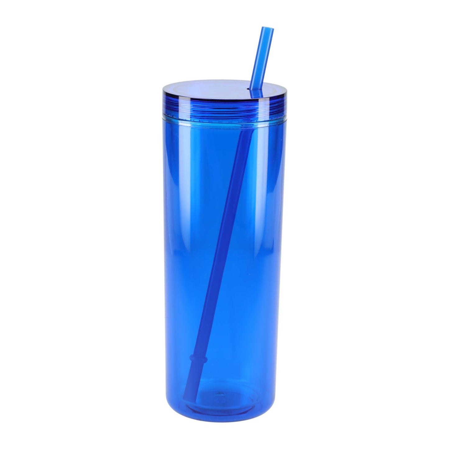 Chroma Recycled Acrylic Skinny Tumbler 16oz - Blue