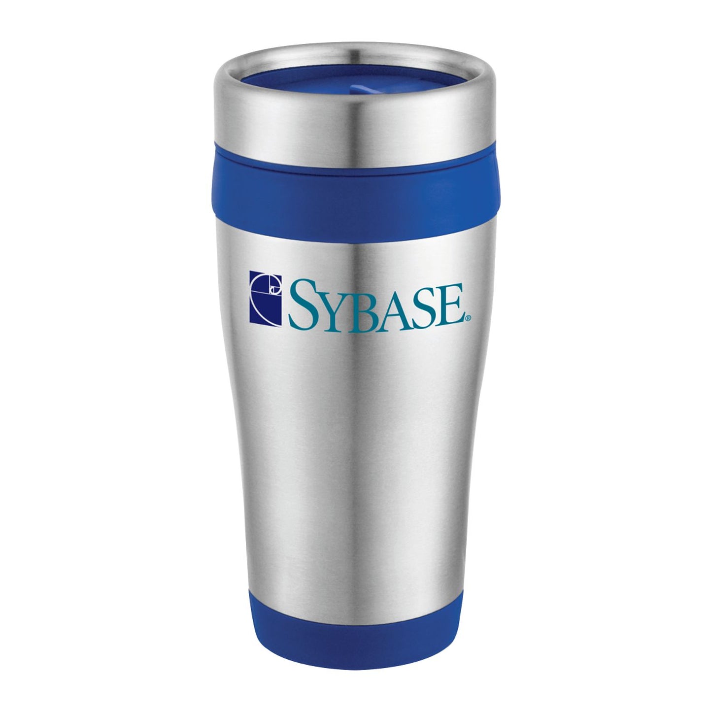 Carmel 16oz Travel Tumbler - Stainless Steel/Blue