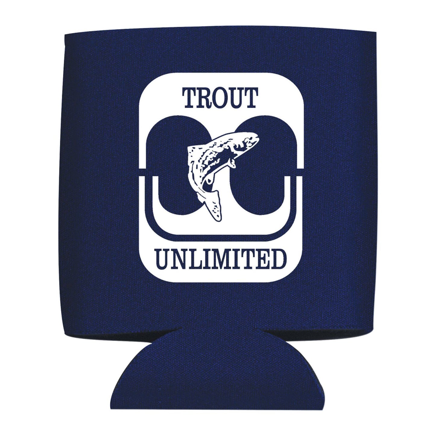 12oz Collapsible Can Insulator - Navy Blue