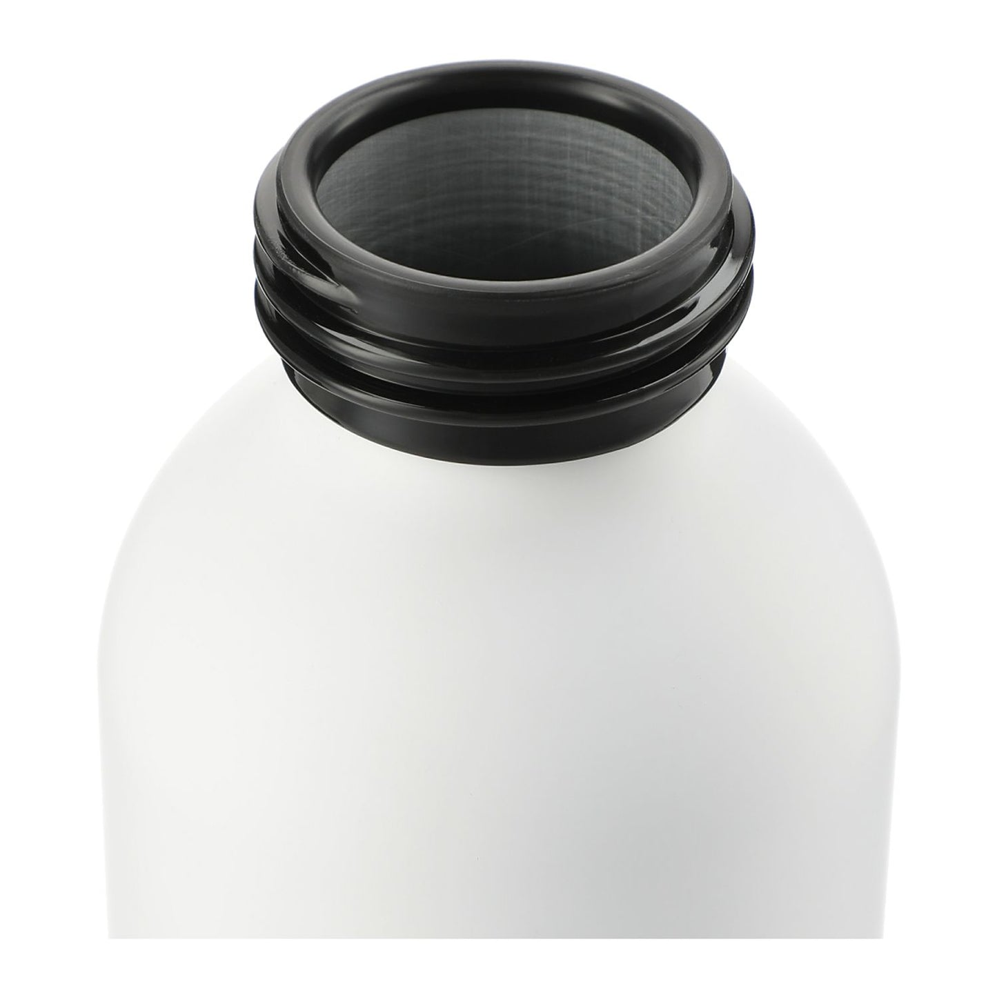Ryze Aluminum Sports Water Bottle 22 oz with FSC® Bamboo Lid - White