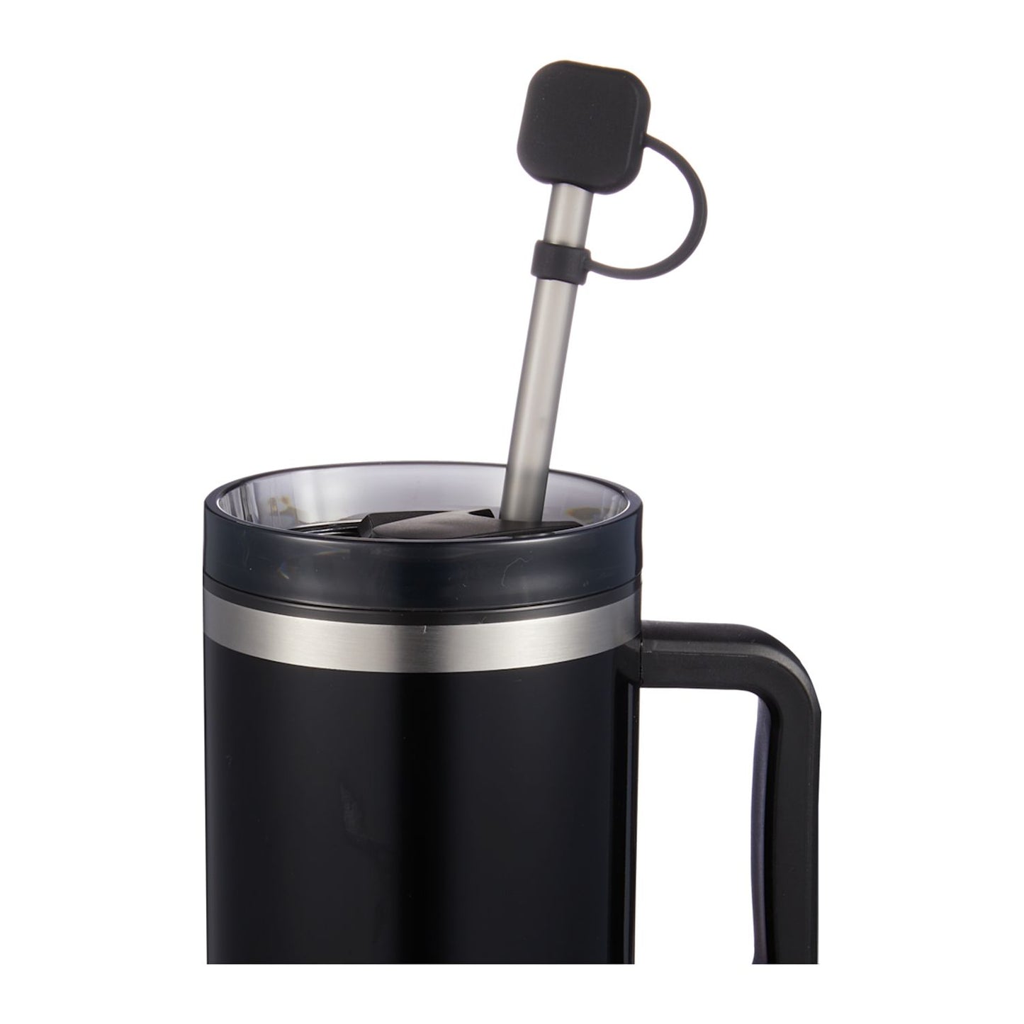 Silicone Straw Toppers - Black
