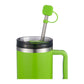 Silicone Straw Toppers - Lime Green