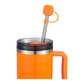 Silicone Straw Toppers - Orange