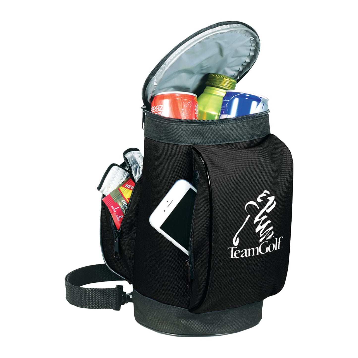 Golf Bag 6-Can Event Cooler - Black