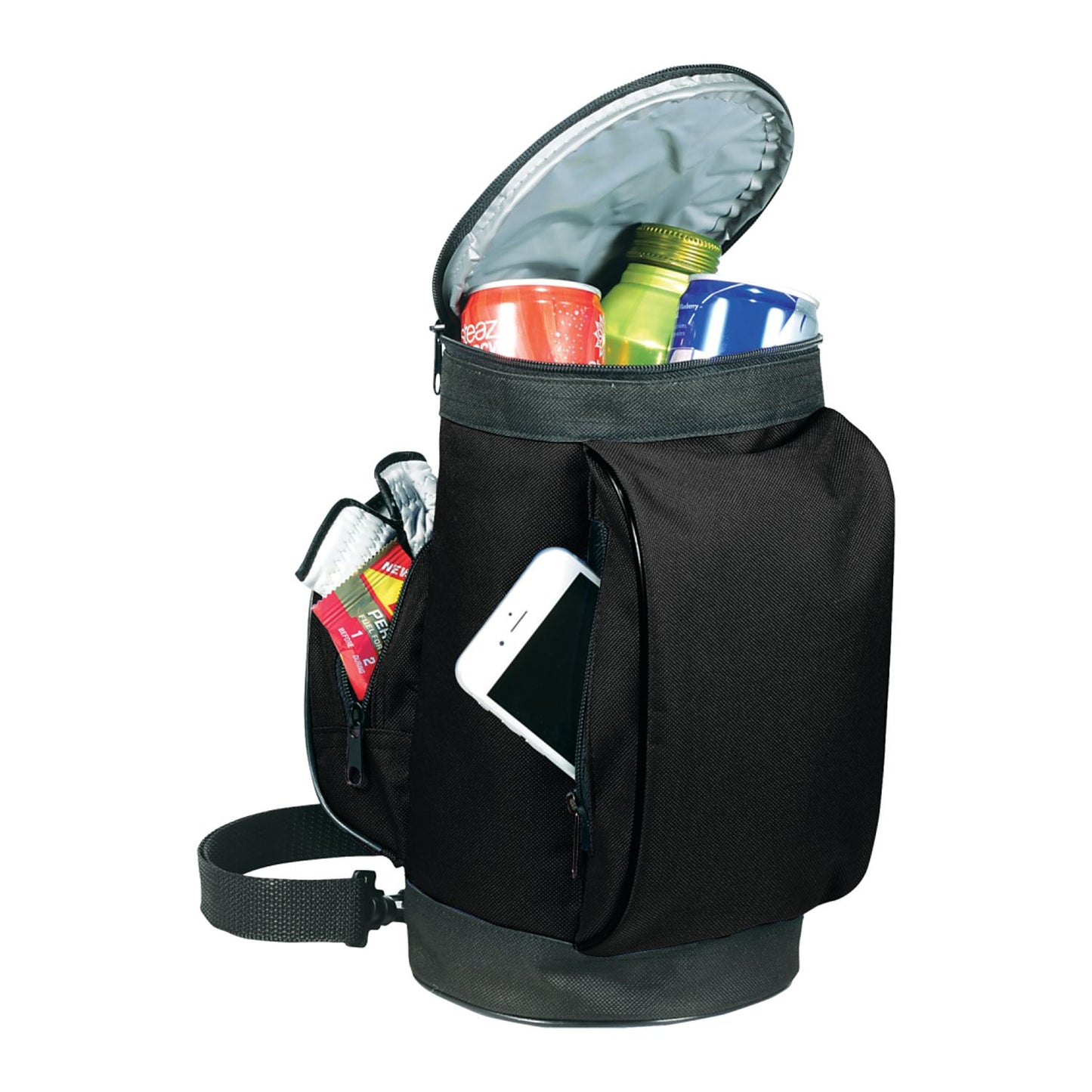 Golf Bag 6-Can Event Cooler - Black
