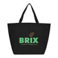 YaYa Budget Non-Woven Shopper Tote - Black
