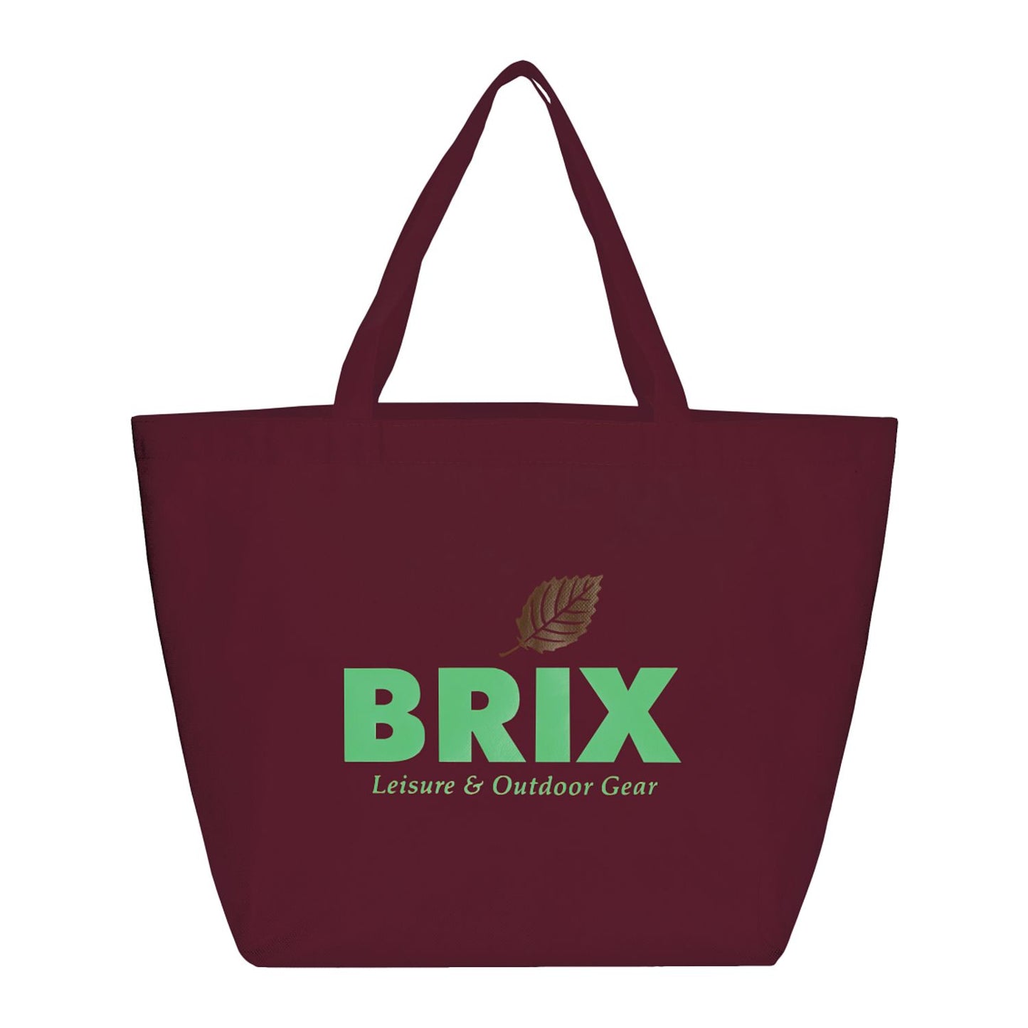 YaYa Budget Non-Woven Shopper Tote - Burgundy