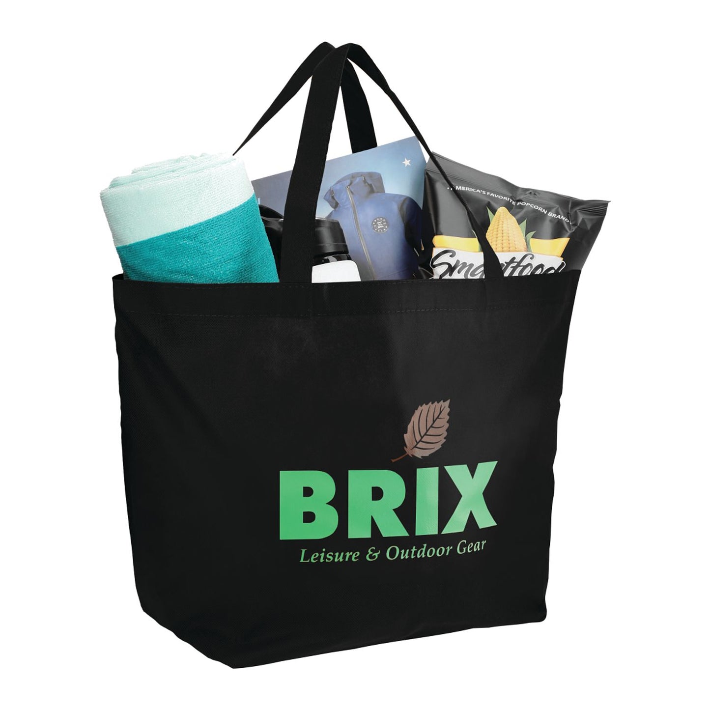 YaYa Budget Non-Woven Shopper Tote - Black
