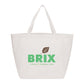 YaYa Budget Non-Woven Shopper Tote - White