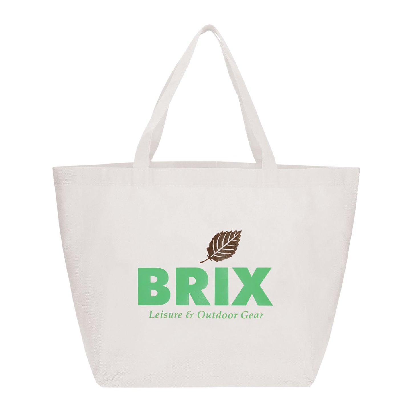 YaYa Budget Non-Woven Shopper Tote - White