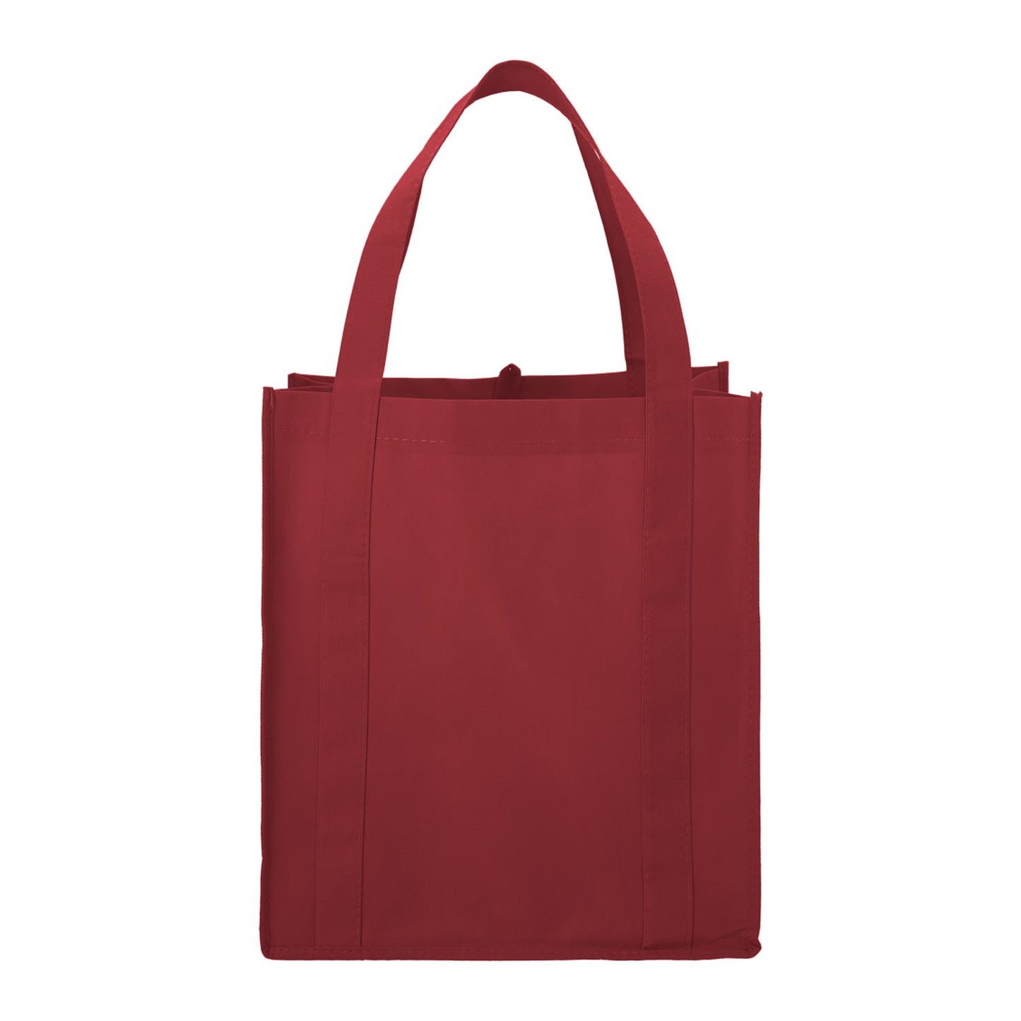 Hercules Non-Woven Grocery Tote - Maroon