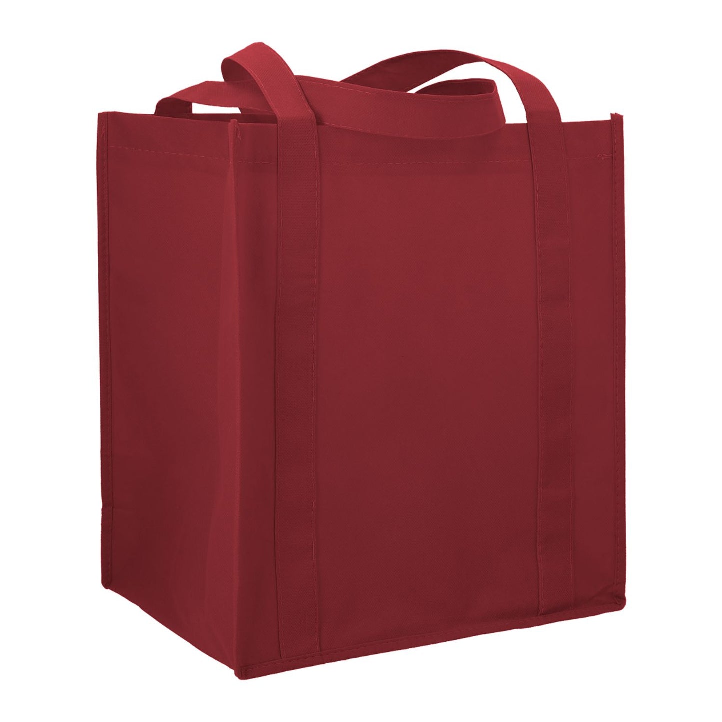 Hercules Non-Woven Grocery Tote - Maroon