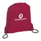 Oriole Polyester Drawstring Bag - Maroon
