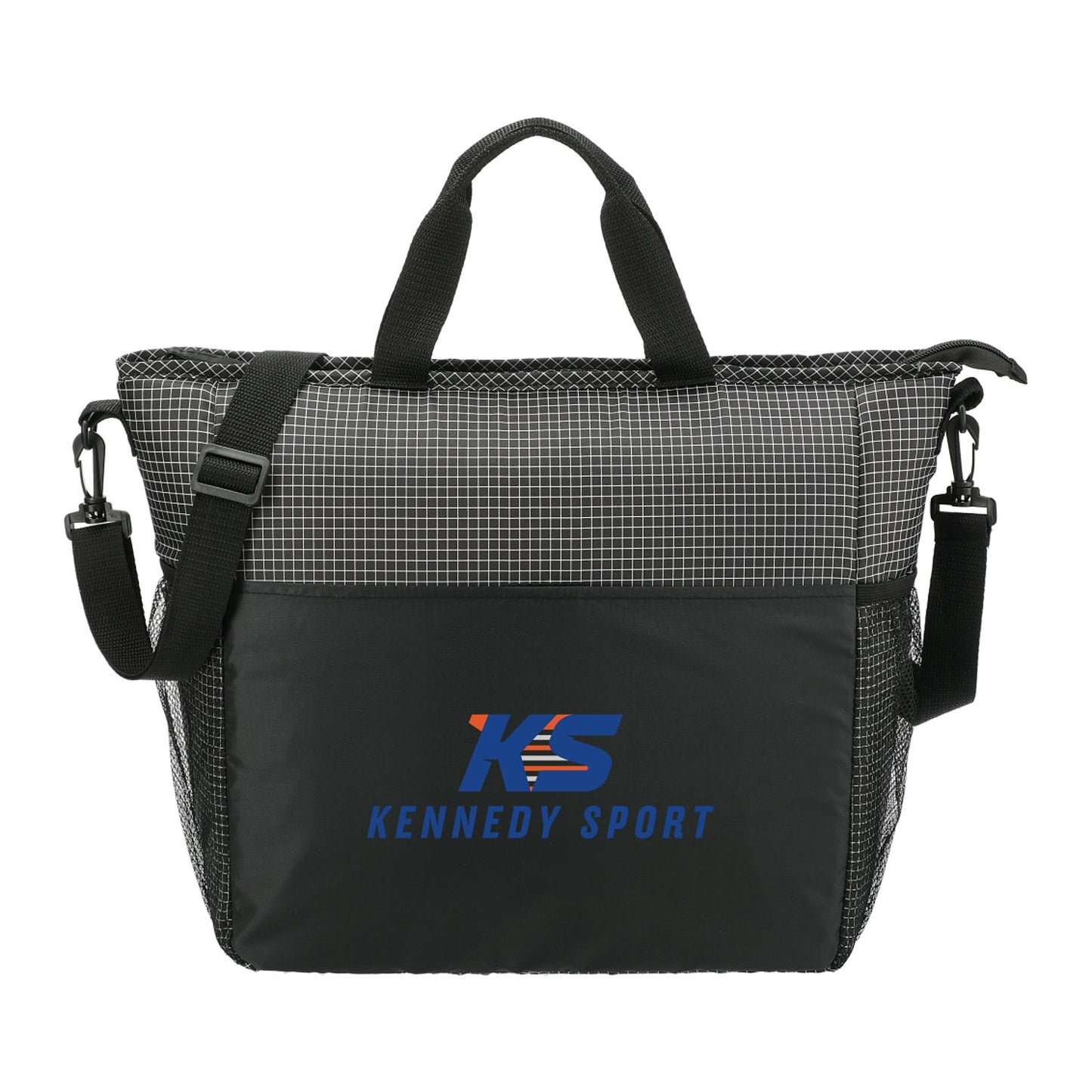 Grid Tote 24 Can Cooler - Black