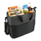 Grid Tote 24 Can Cooler - Black