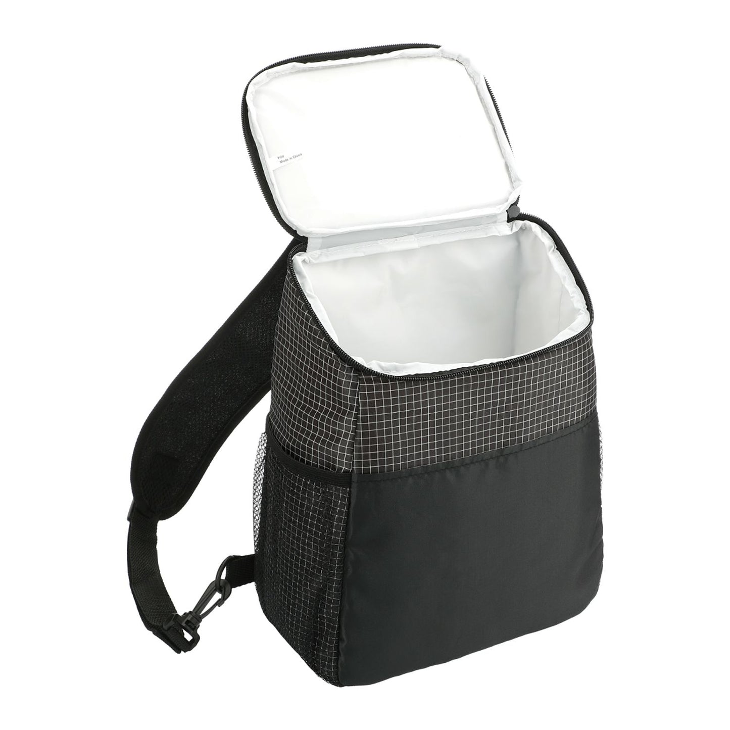 Grid Sling 12 Can Cooler - Black