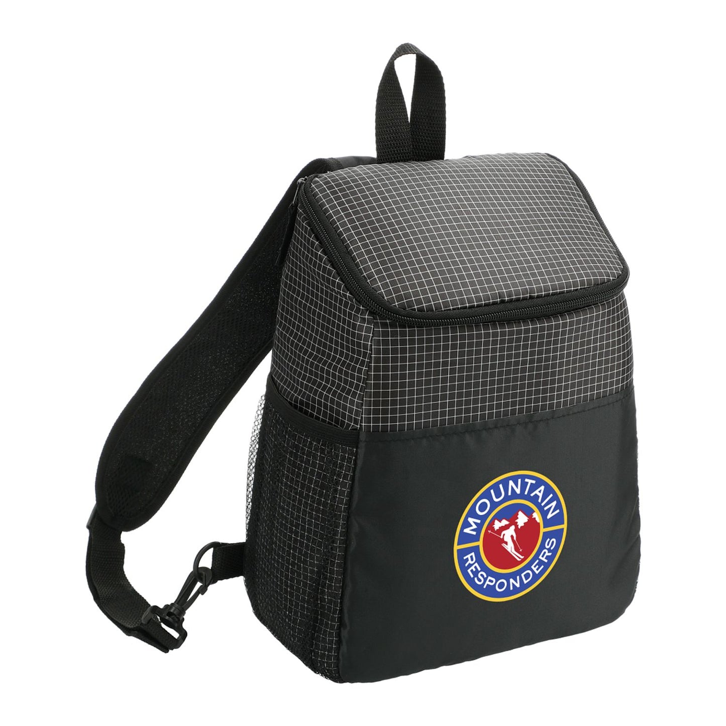 Grid Sling 12 Can Cooler - Black
