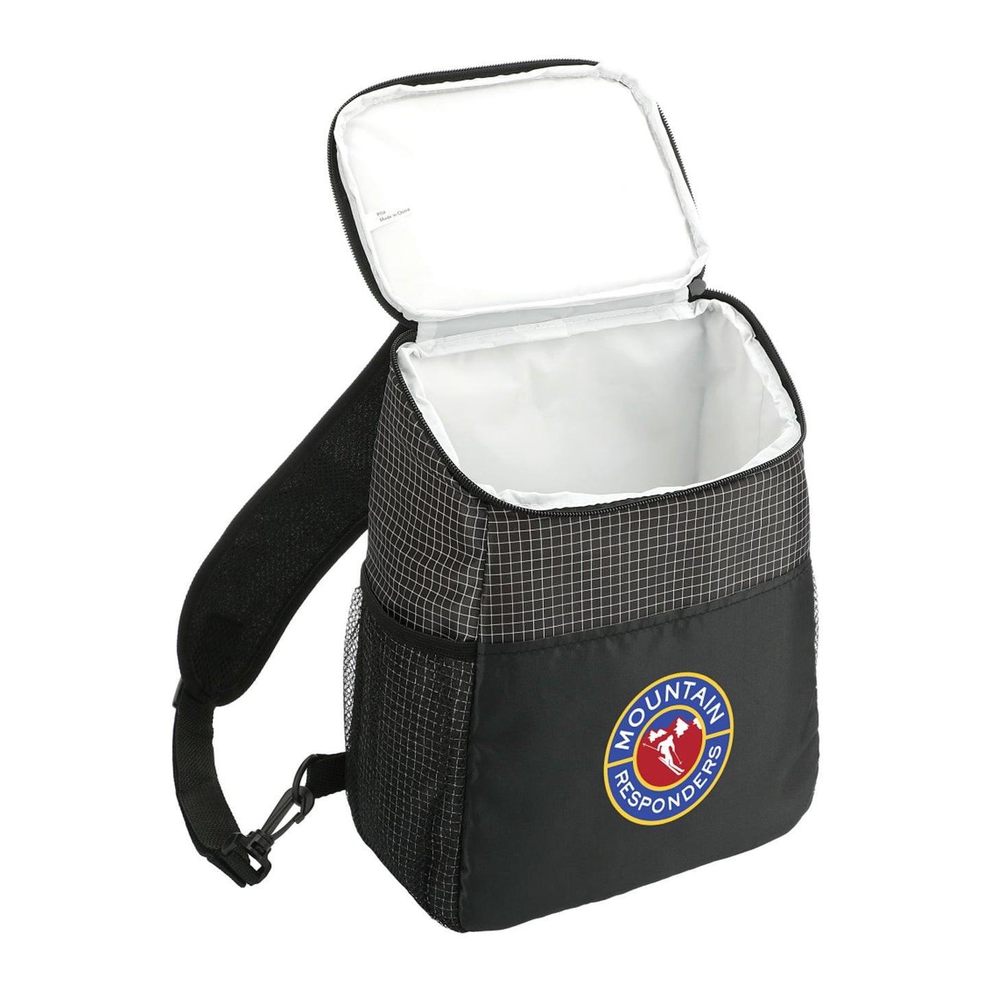 Grid Sling 12 Can Cooler - Black