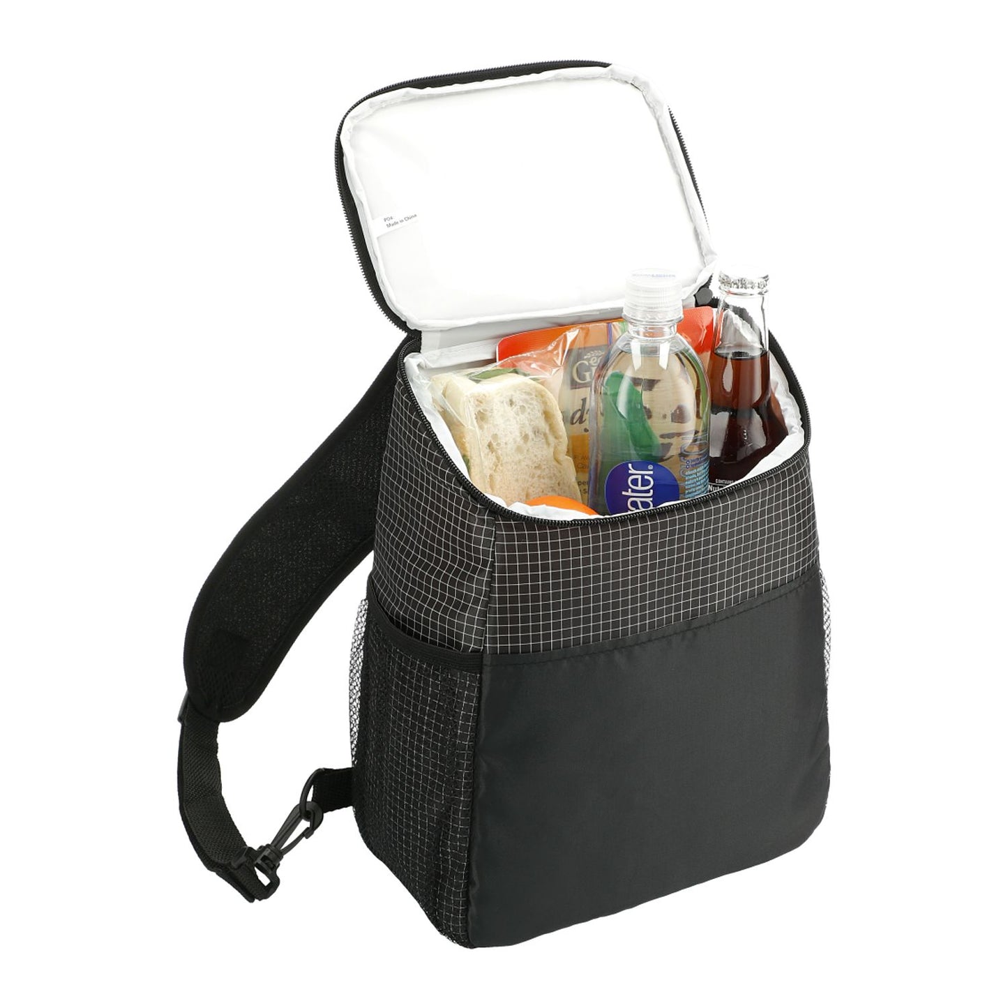 Grid Sling 12 Can Cooler - Black