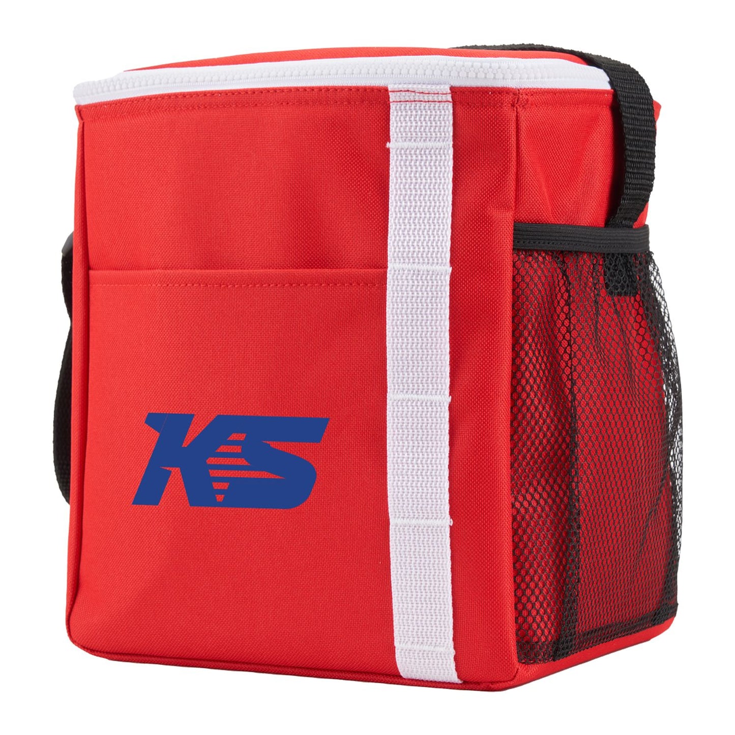 Accent Recycled 12 Can Lunch Cooler - Red