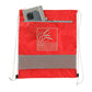 Sparks Recycled Drawstring Bag - Red
