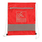 Sparks Recycled Drawstring Bag - Red