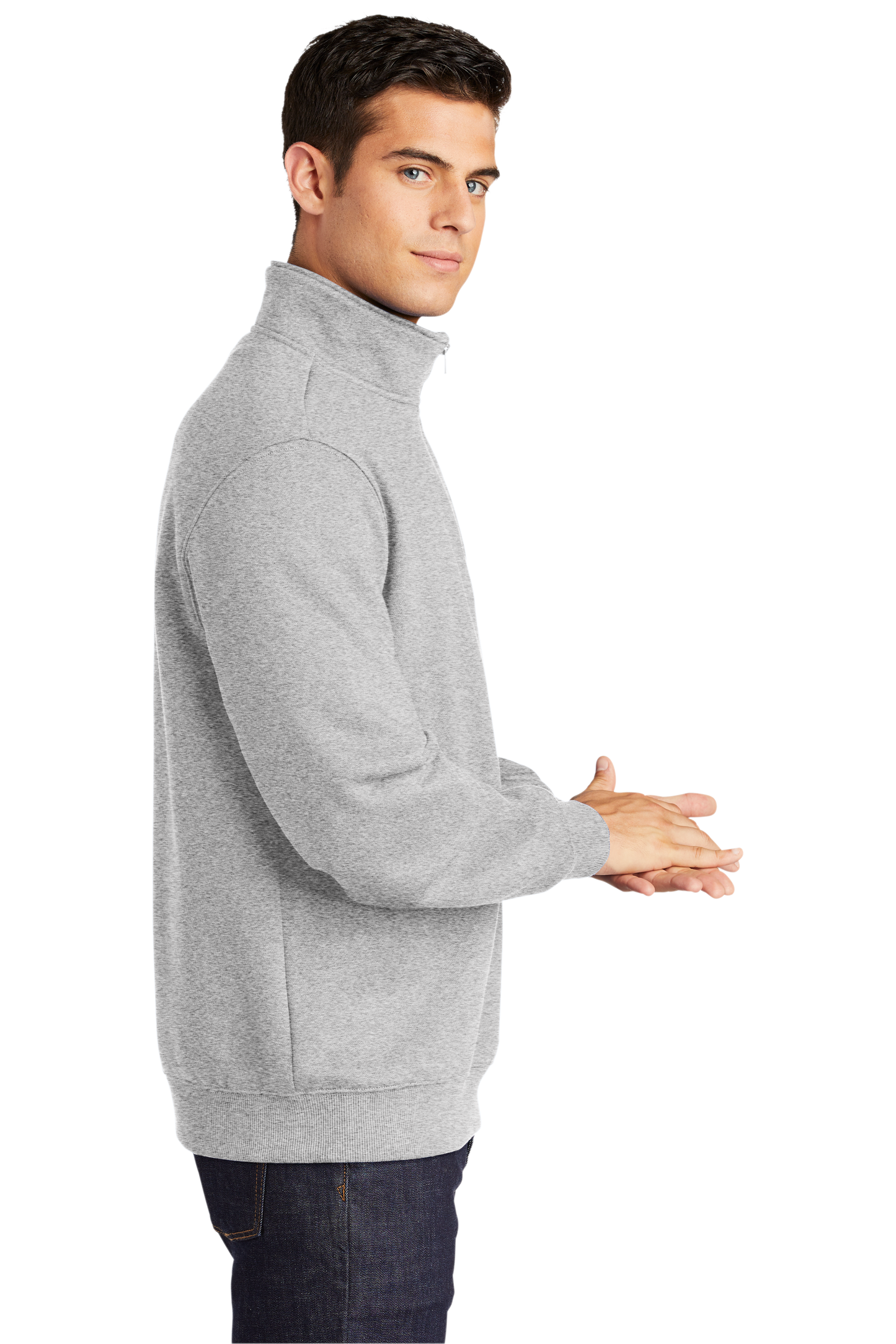 Sport-Tek® 1/4-Zip Sweatshirt - Athletic Heather