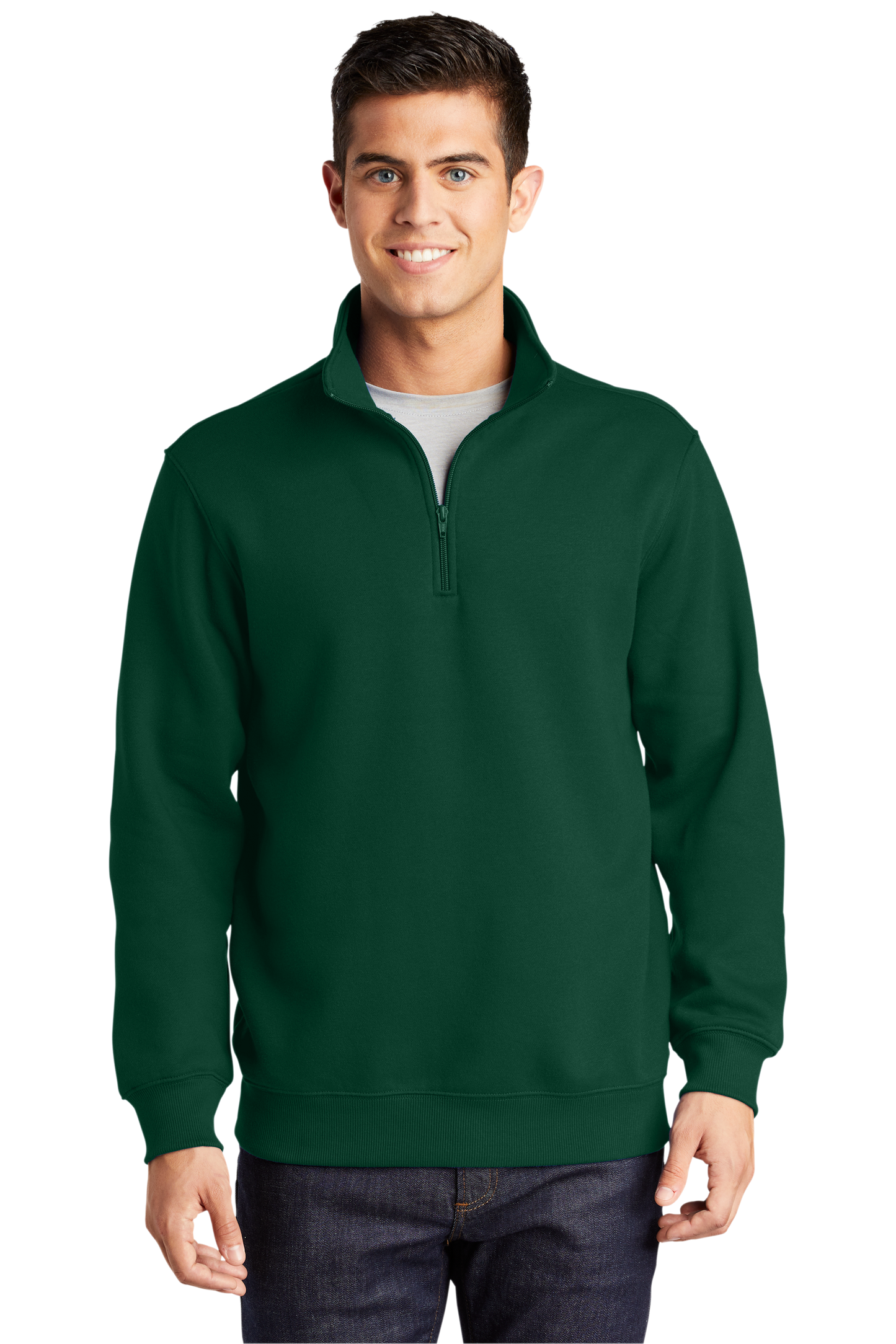 Sport-Tek® 1/4-Zip Sweatshirt - Forest Green