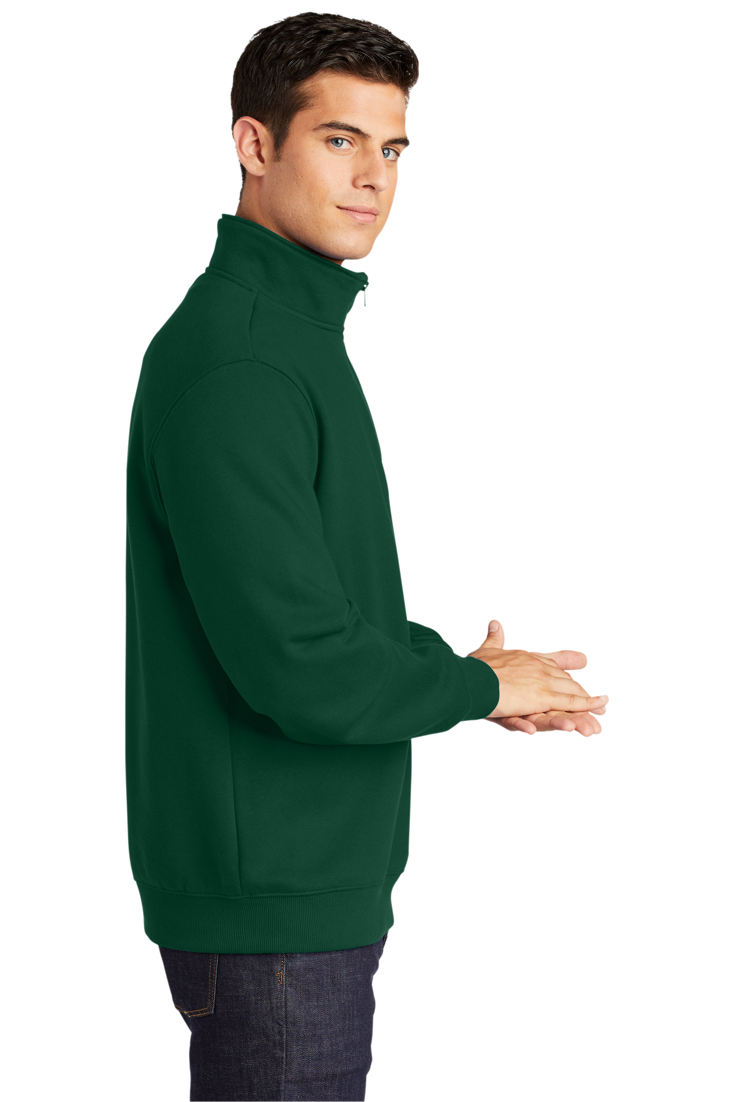 Sport-Tek® 1/4-Zip Sweatshirt - Forest Green