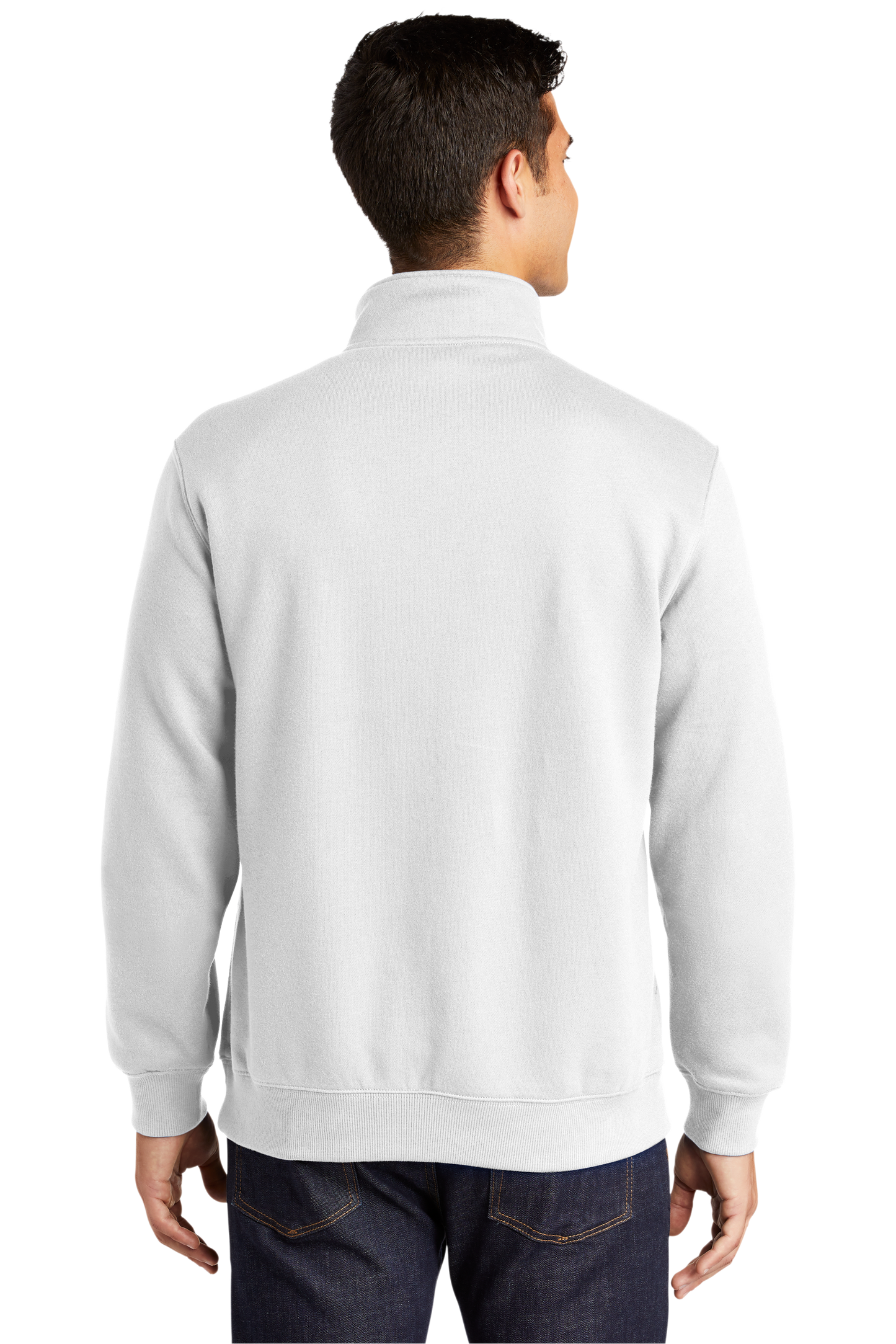 Sport-Tek® 1/4-Zip Sweatshirt - White