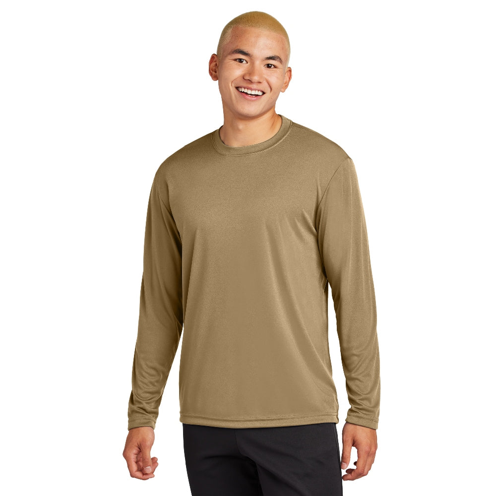Sport-Tek® Long Sleeve PosiCharge® Competitor™ Tee - Woodland Brown
