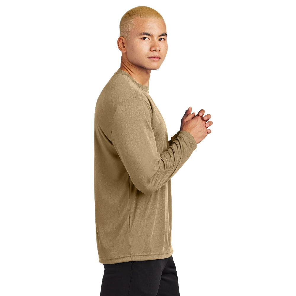 Sport-Tek® Long Sleeve PosiCharge® Competitor™ Tee - Woodland Brown