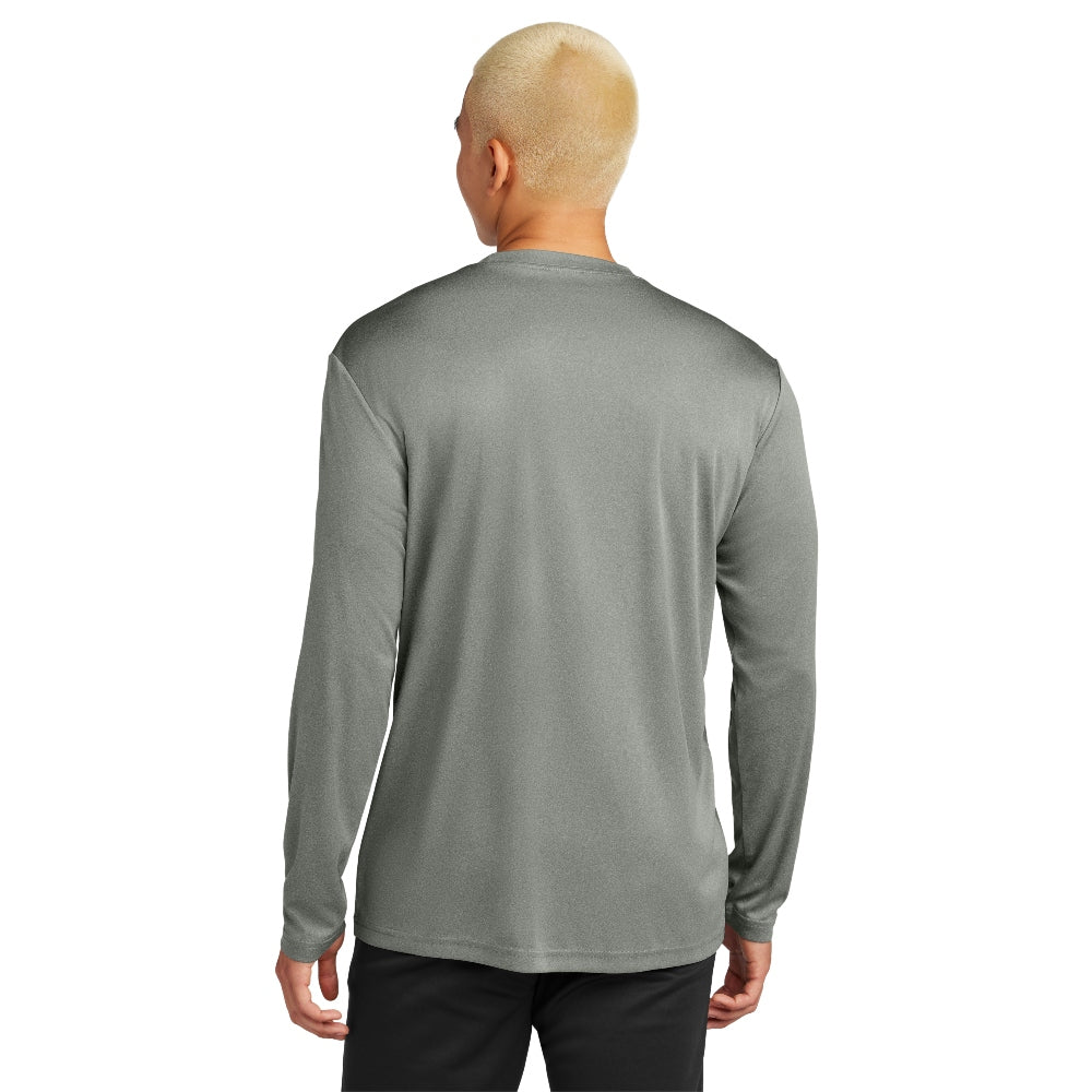 Sport-Tek® Long Sleeve PosiCharge® Competitor™ Tee - Grey Heather Concrete