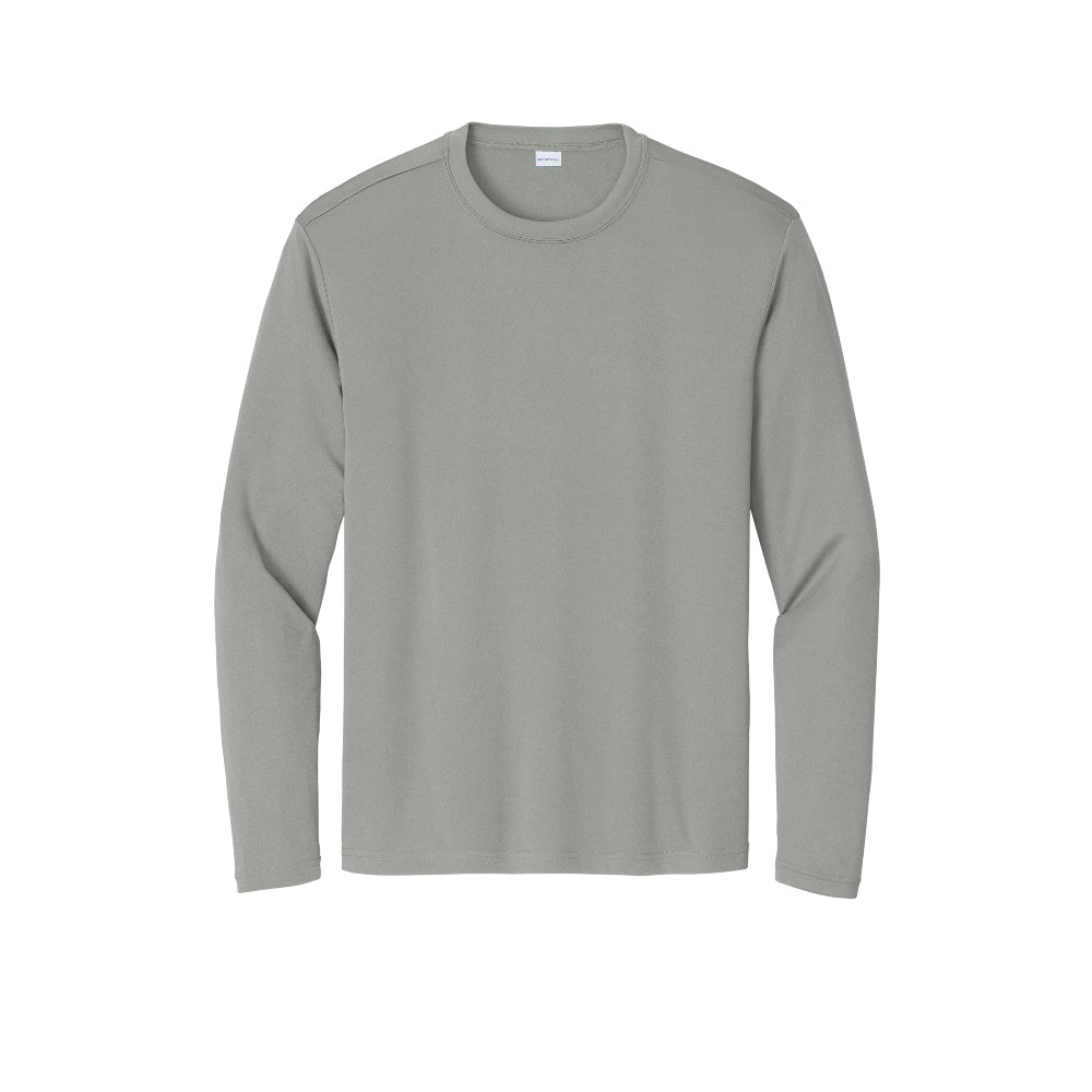 Sport-Tek® Long Sleeve PosiCharge® Competitor™ Tee - Grey Concrete